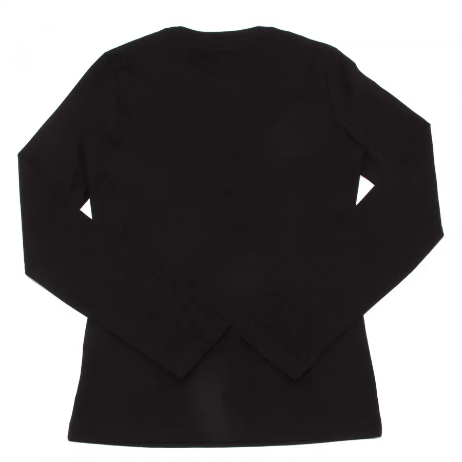 7025O maglia nera bimba DSQUARED2 cotone  maglie t-shirts kids