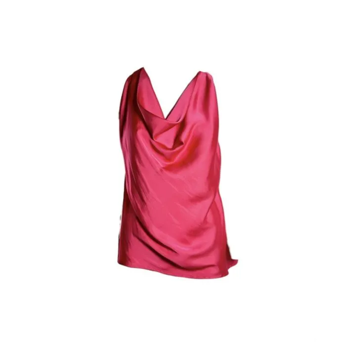 Access Fashion Topin Raso Access Collo A Ciambella Rosa