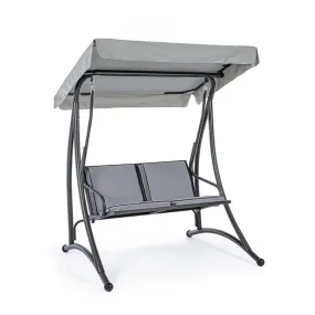 Bizzotto outdoor Dondolo 2 posti Grely antracite