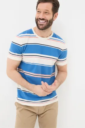 FatFace - T-shirt con A righe in piqué