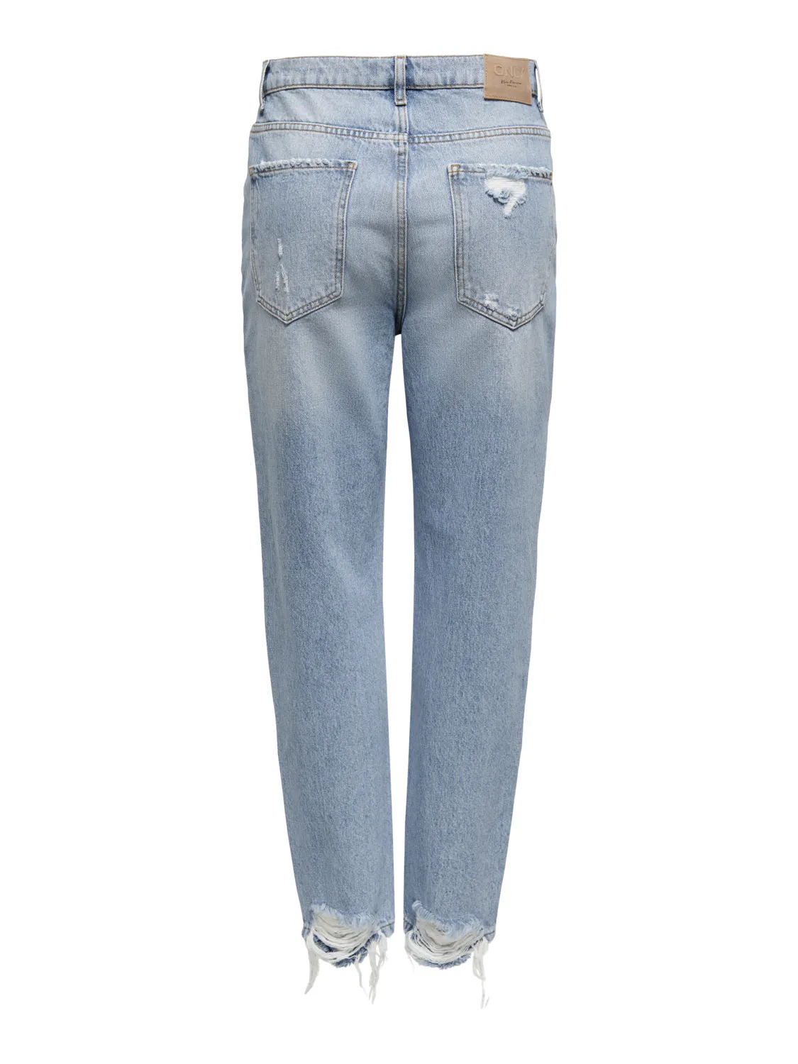 Jeans donna modello boyfriend con strappi JANET