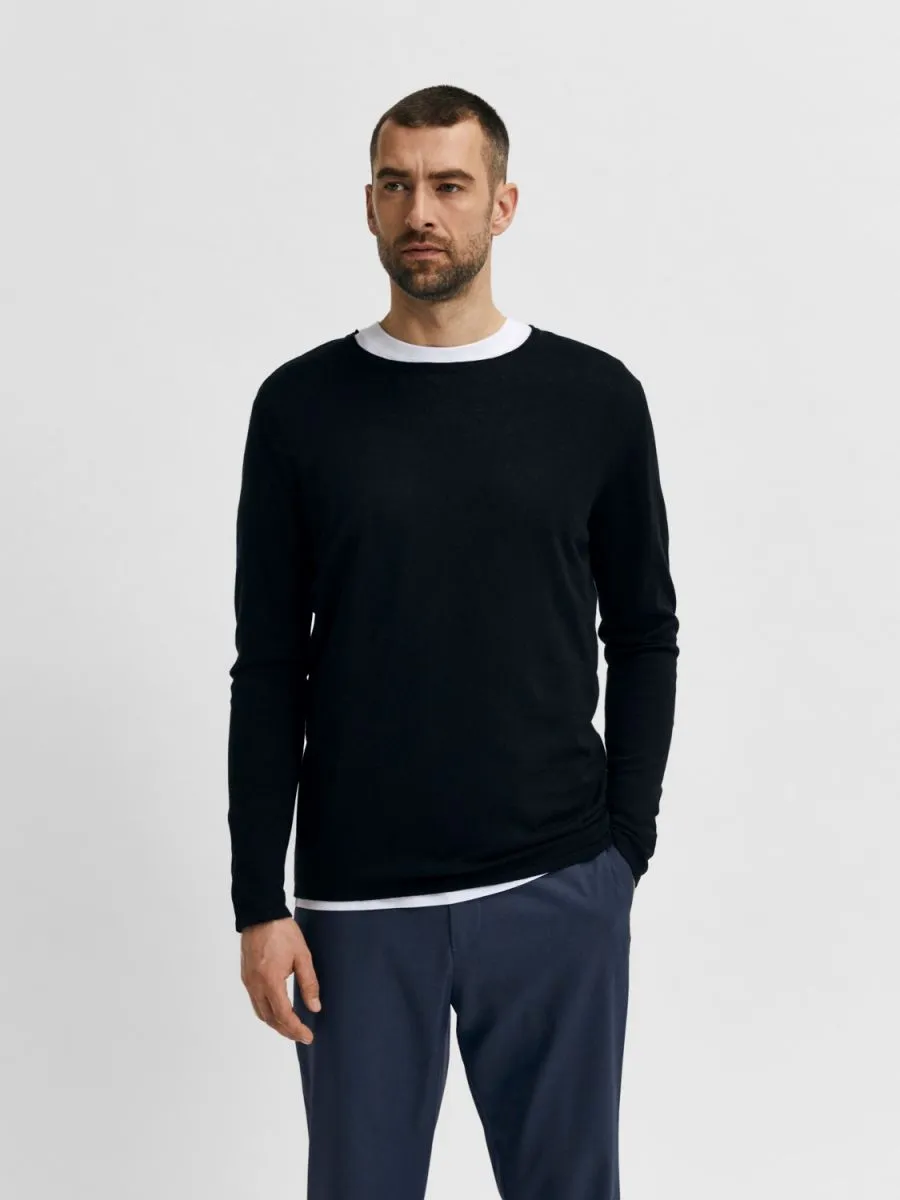 MAGLIE Uomo SELECTED 16079774 ROME BLACK