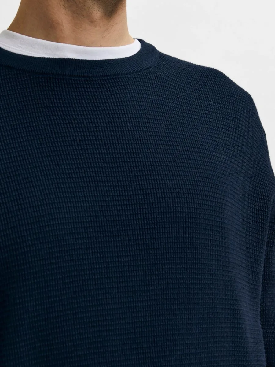 MAGLIE Uomo SELECTED 16079776 ROCKS DARK SAPPHIRE